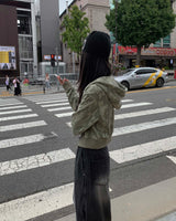 ラップデニムバルーンパンツ