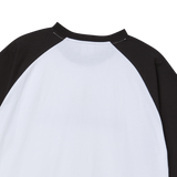25SS コネクトロゴラグランショートスリーブTシャツ ブラック