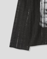 ルネラペインティングシースルーニット