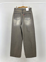 SAND WASHED WIDE JEANS (2C)