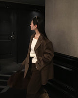 [BELLIDE MADE] Antique, ハンドメイドオーバーフィットハーフコート