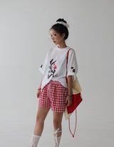 バニバニオーバーサイズフィット半袖Tシャツ