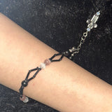 蜘網 キャッツアイジェムストーンビーズブレスレット