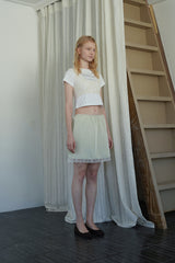 Layered bustier top_lace