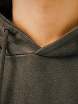 AN Vintage Heart Printing Overfit Hoody