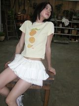 オレンジTシャツ,Yellow