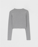 [MADE] KINNY SET - Layered Crop Long Sleeve T-shirt