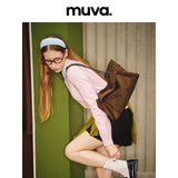 muva. フォールドオーバー レトロ トートバッグ