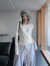 [U-BASIC] Riato Brushed Uneck Long Sleeve