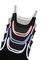 Lean Color Matching Line Sleeveless