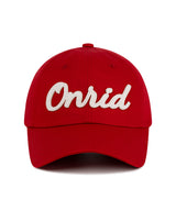 Applique Twill Logo Ball Cap - Red