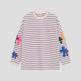 クロスパッチストライプ L/S