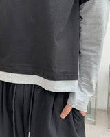 ディープ レイヤード ロングスリーブ