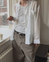 Mist Summer Tencel Shirt