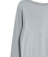 バニヤン ベーシック ヘンリーネック ロールアップ ロングスリーブ ティー