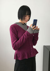 EASY STRIPE HOOD LONGSLEEVE