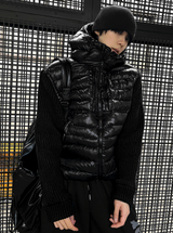 Romtel Dark Black Lightweight Padding + Black Knit
