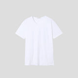 LMN Deep Layered Slit U-Neck Short Sleeve T-Shirt (7 colors)