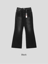 [SET UP가능] Warm velvet wide flare pants(2color)