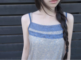 butterfly lace sleeveless