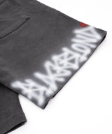 BBD Chaos Patch Pigment Sweatshorts (Charcoal)