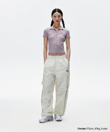 BUTTON-UP COLLAR KNIT
