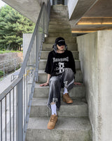 Labon Track Bermuda Denim Pants