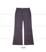 CURVED LINE BOOTCUT PANTS