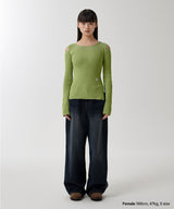 CUT OFF LS KNIT