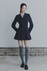 LIORA JACKET DRESS charcoal