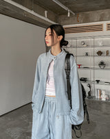 Buel Pigment Snap Semi Crop Zip-Up