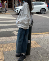 メガバミューダデニムパンツ
