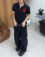 ヴェイル ホース エンブレム カラー ショートスリーブ Tシャツ