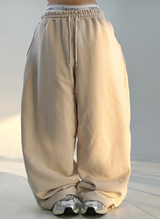 BALLOON FIT TRAINING PANTS🖤🩶🤍💛🩵 - 6 COLORS