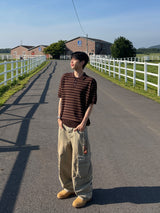 タルニッシュマッドウォッシュドデニムパンツ – サイズ S, M, L