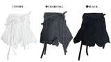 Nasty Unbalanced Shirring Skirt Leggings