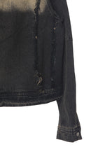 Gradation denim jacket