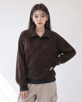 (UNISEX) 2Way Finger Hole Fleece Top