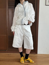 [Unisex] マルチカーゴバミューダパンツ(4color)