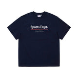 Sports Dept Line Logo T-shirt - Navy