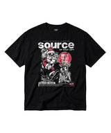 LB セナソースウォシュドT (Black)