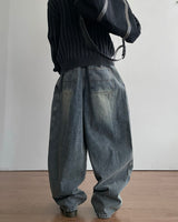 Ridge Curved Denim Pants