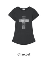アント メタリック クロス スリムTシャツ
