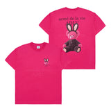 [24SS] RABBIT BEAR DOLL LOGO SHORT SLEEVE T-SHIRT PINK