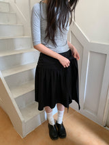 Chiri Boatneck Three Quarter Tee