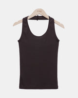 Uzel Halter Neck Slim Sleeveless Top