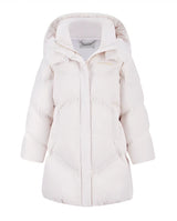 13DE MARZO Bear Puffer Down Jacket Beige
