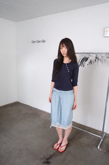 silky satin skirt (3c)