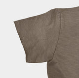 [1+1] Kato Henley Neck Slub Short Sleeve T-shirt