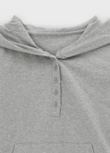 [MADE] Rikin Burton Hooded Long Sleeve Tee